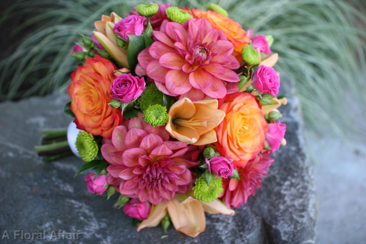 BB0607-Sunrise Tone Bridal Bouquet