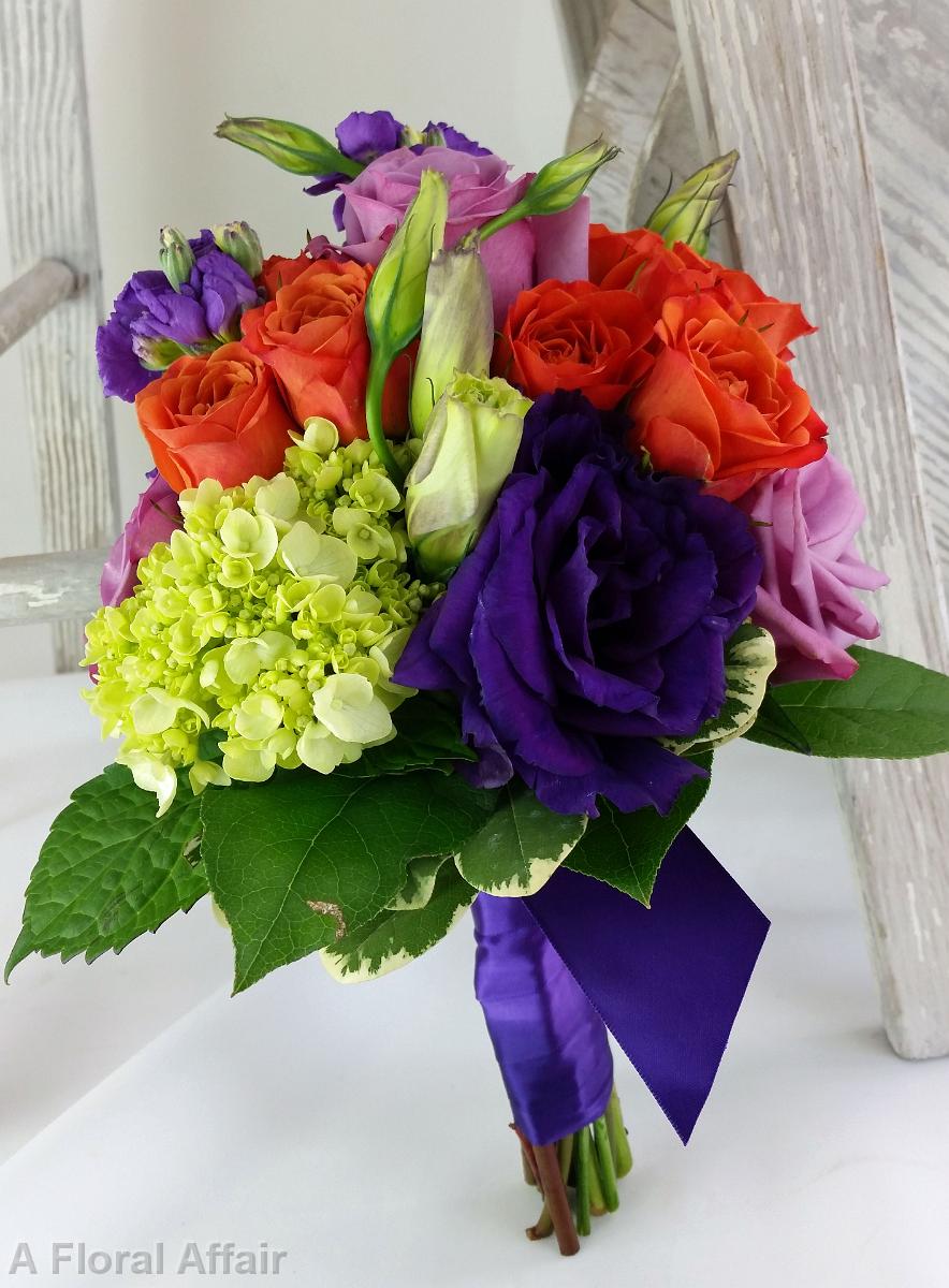 BB1117-Bright summer wedding bouquet