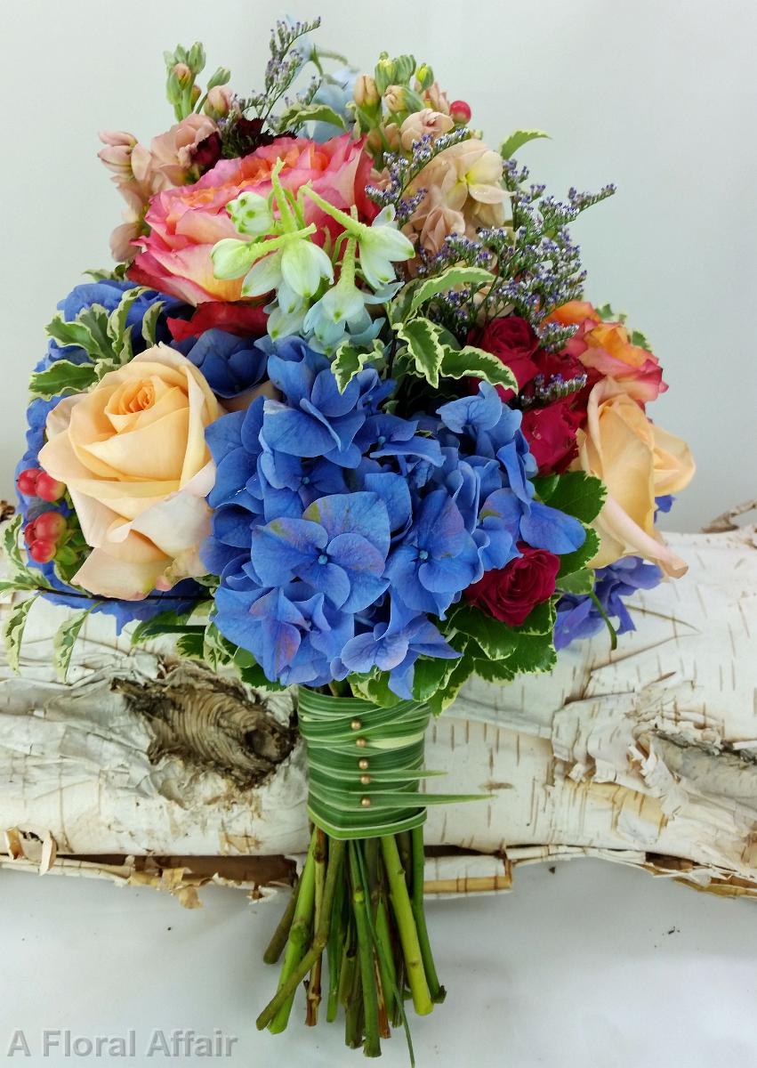 BB1189-Vibrant summer wedding bouquet