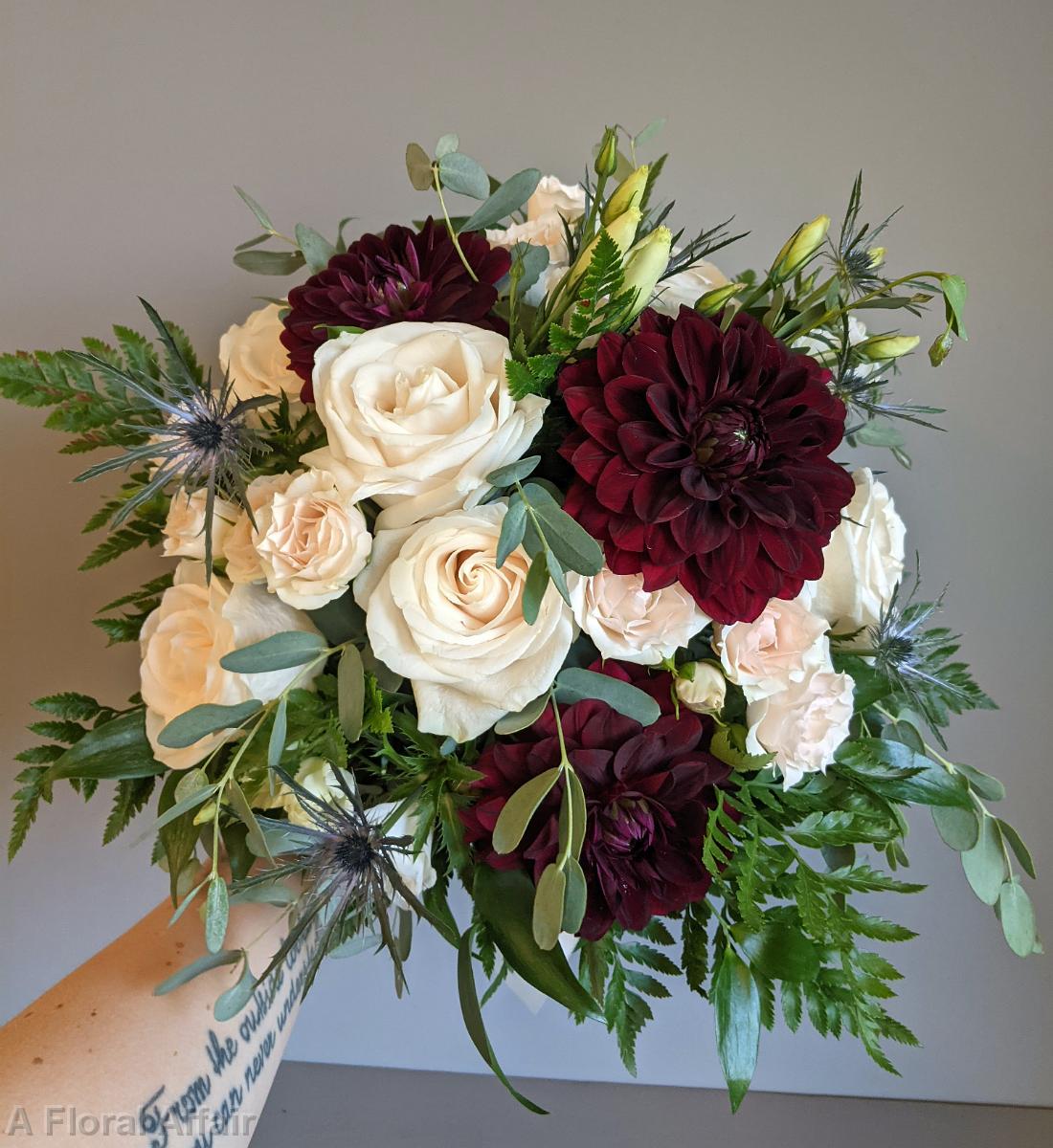 BB1684- Burgundy Dahlia Bouquet edited-1