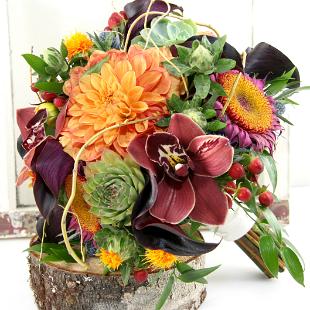 BB0892-Summer Woodland Succulant Brides Bouquet