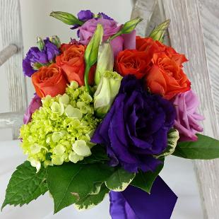 BB1117-Bright summer wedding bouquet