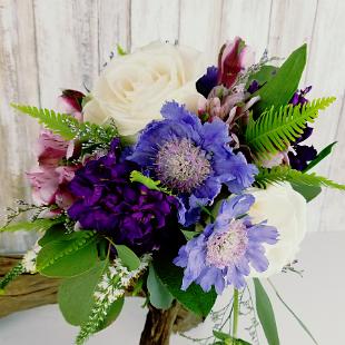 BB1368-Small Mauve and Purple Bridesmaid's Bouquet