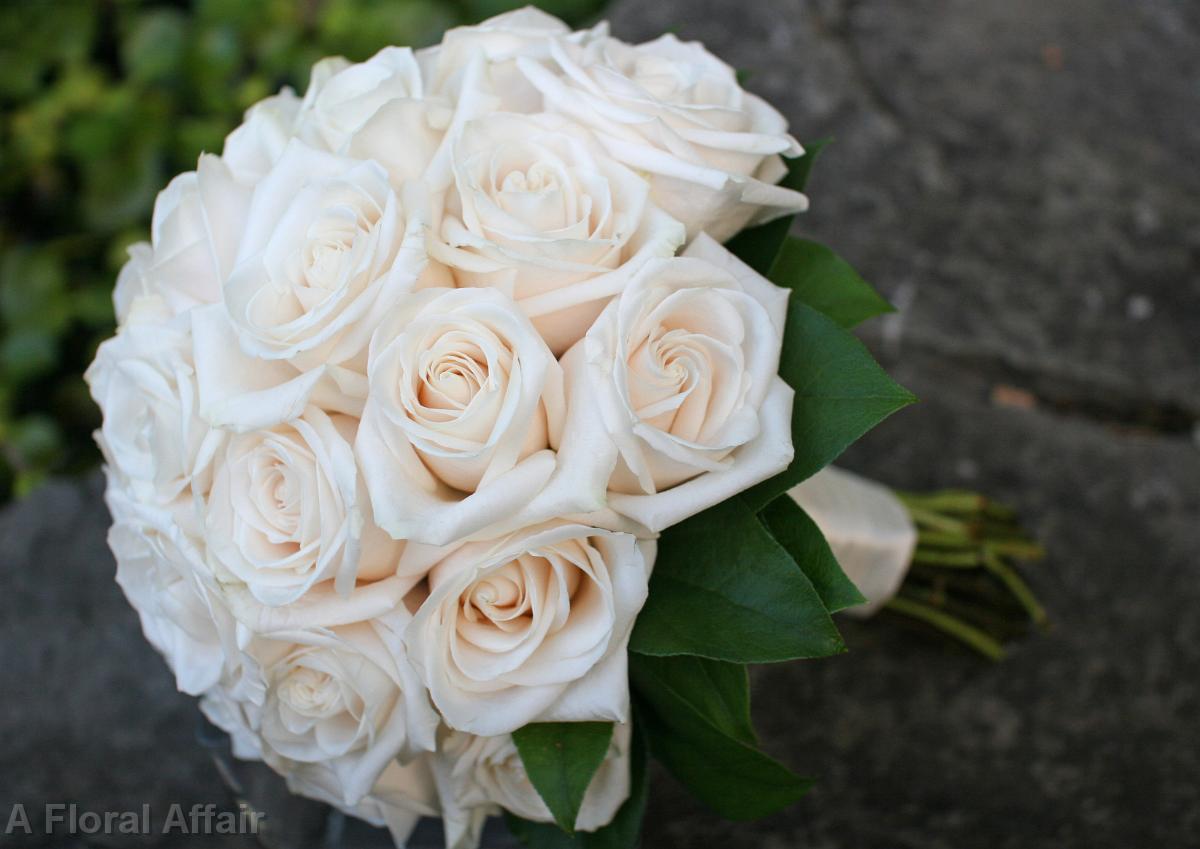 BB0497-Ivory Vendella Rose Bridal Bouquet