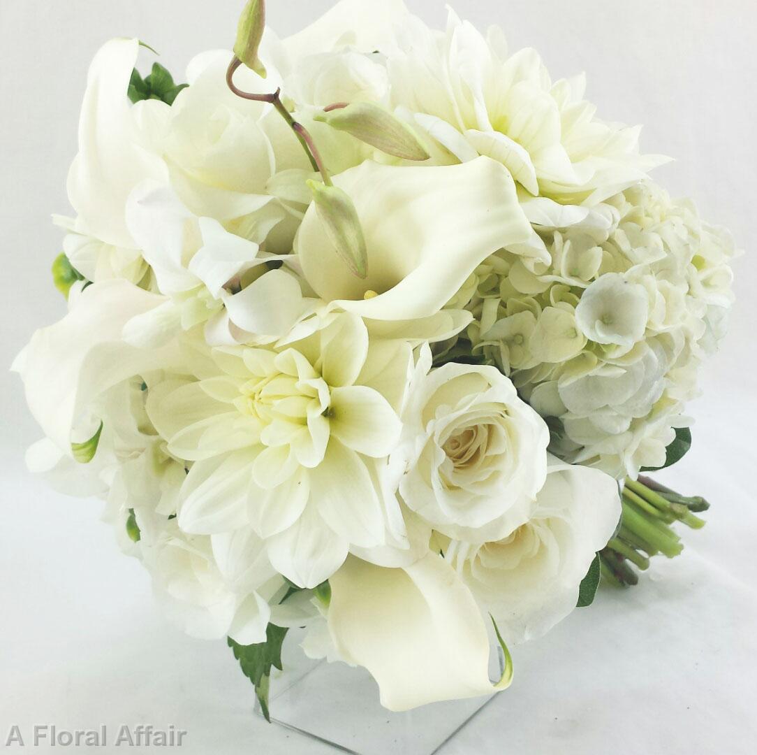 BB1007-White Summer Brides Bouquet