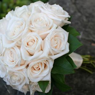 BB0497-Ivory Vendella Rose Bridal Bouquet