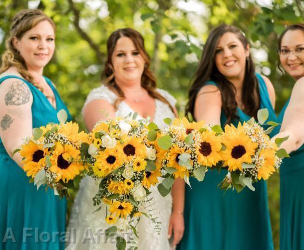 BB1591-Yellow and Teal Wedding Colors