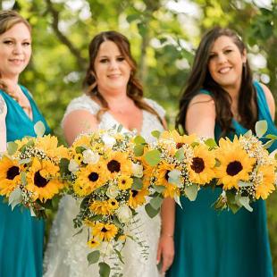 BB1591-Yellow and Teal Wedding Colors