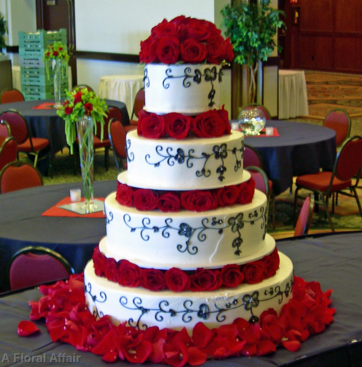 CA0023-Rose Layerd Cake