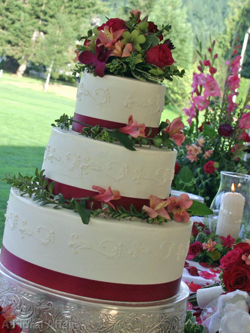 CA0024-Garden Style Cake Flowers