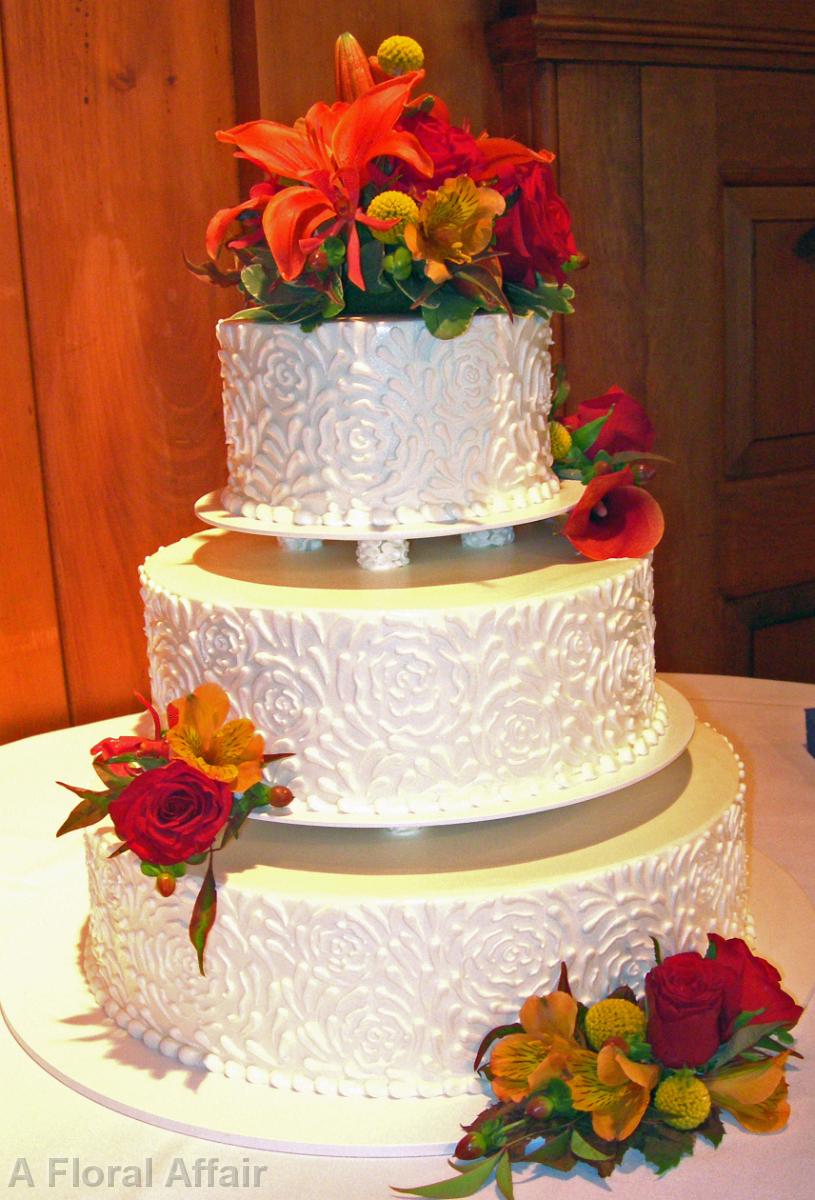 CA0070-Fall Cake Flowers