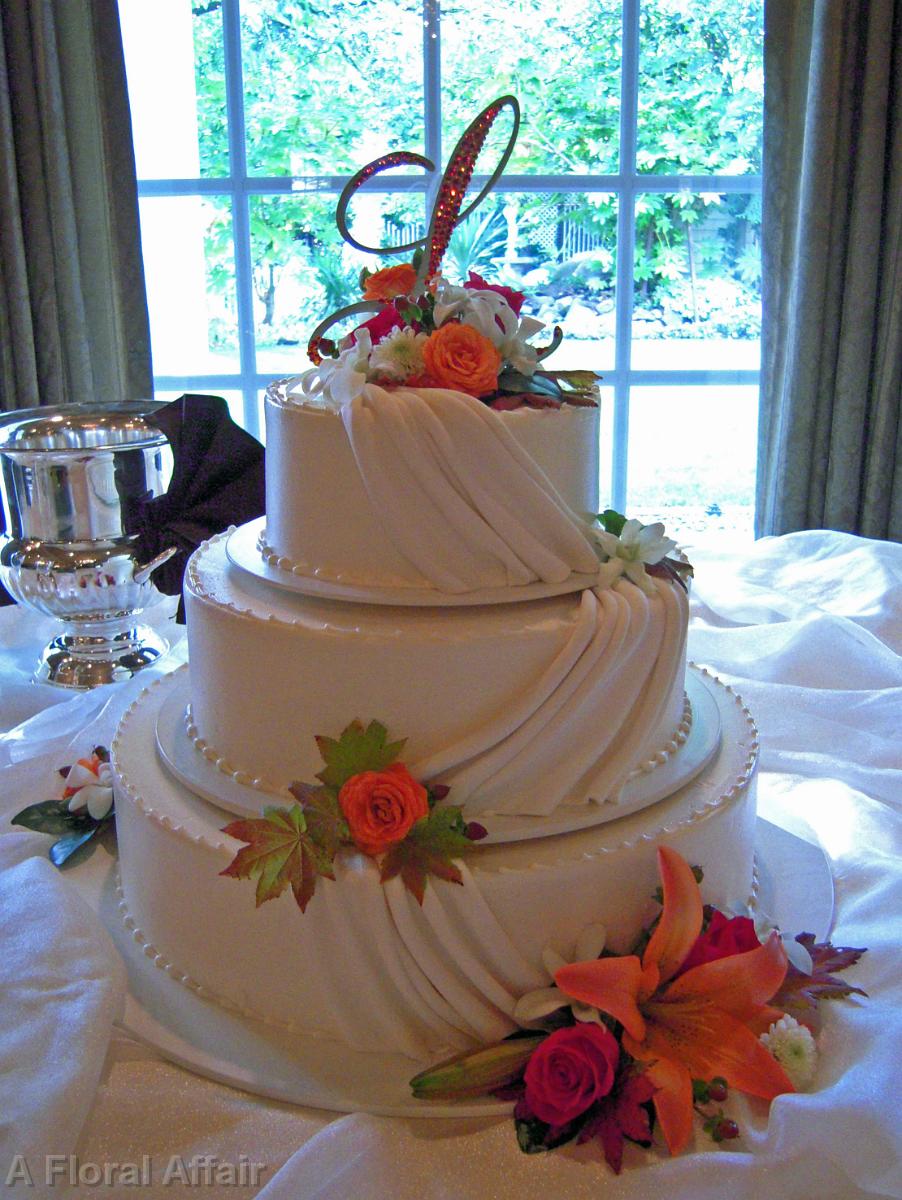 CA0088-Fall Cake Flowers