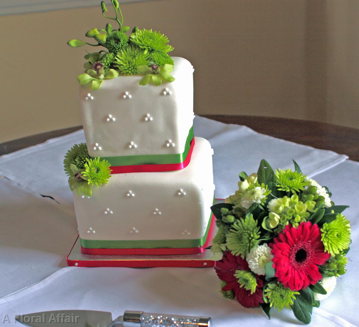 CA0113-Small Wedding Cake Flowers