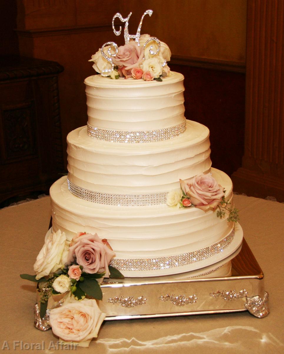 CA0146-Blush and Ivory Cake Flowers