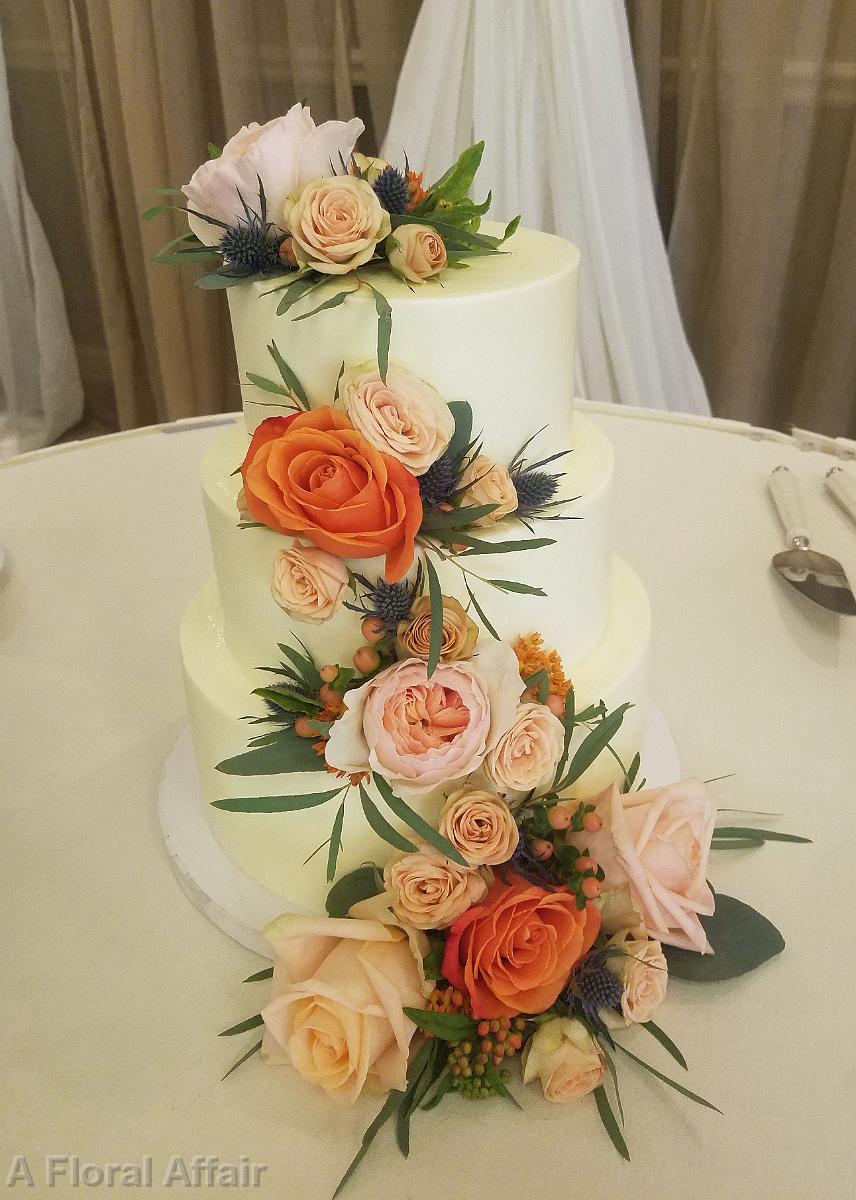 CA0189-Peach, Light Orange and Blue Cake Flowers4