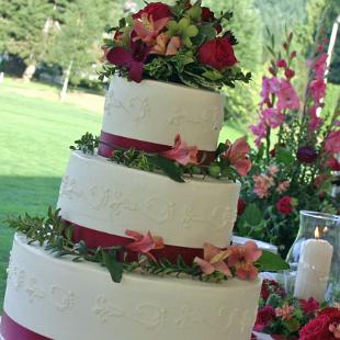 CA0024-Garden Style Cake Flowers