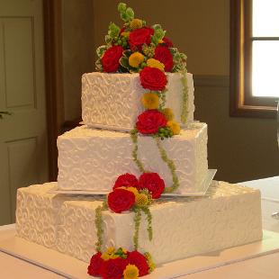 CA0058-Cascading Cake Floral