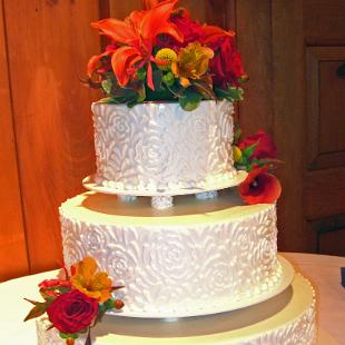 CA0070-Fall Cake Flowers