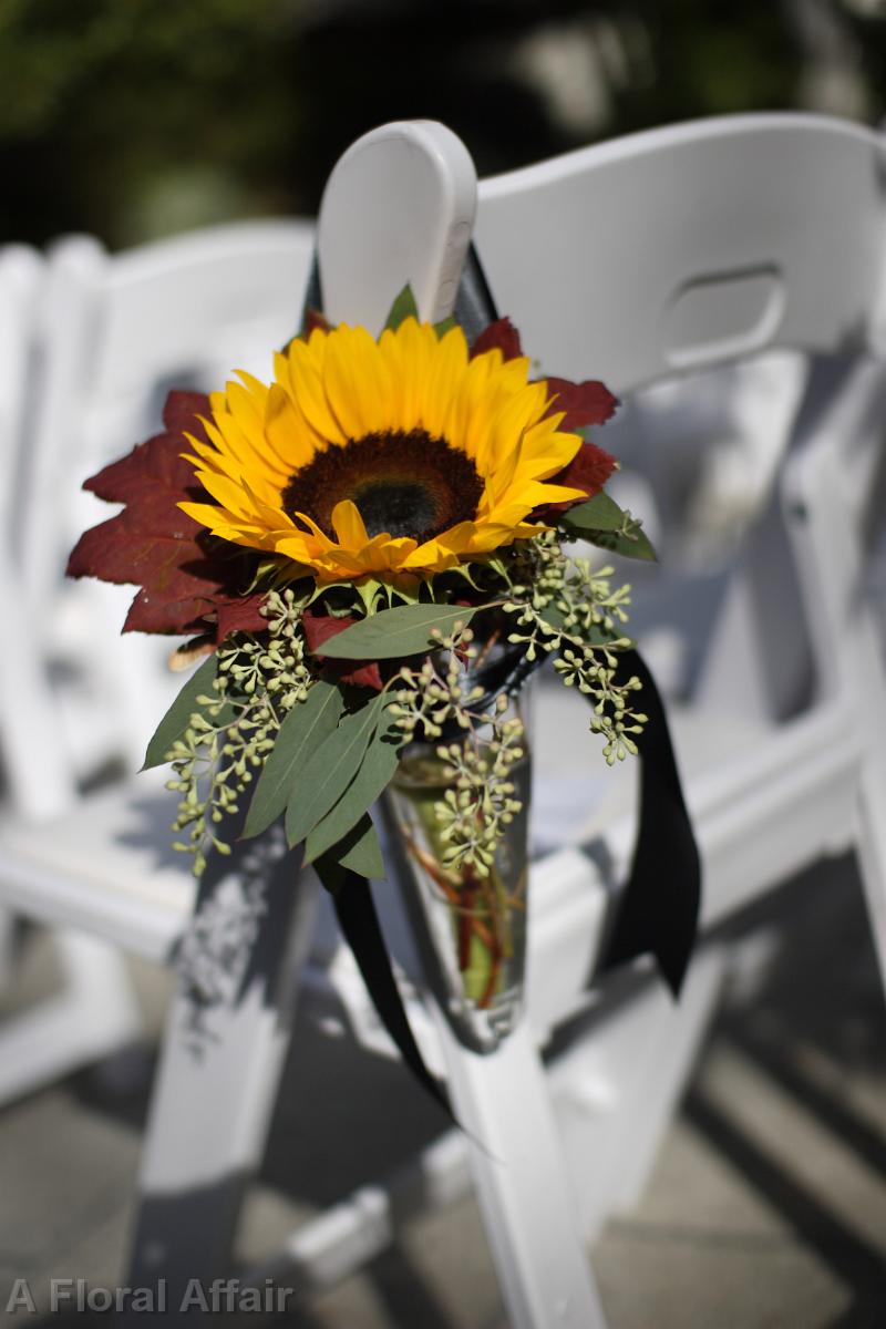 AM0443-Fall Sunflower Aisle Marker