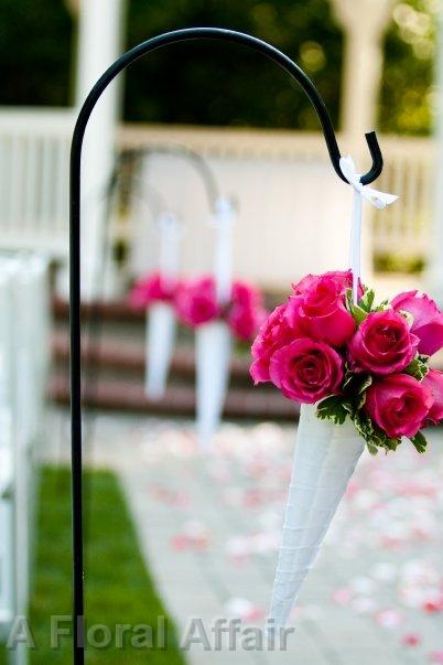 AM0453-Romantic Pink Garden Aisle Marker