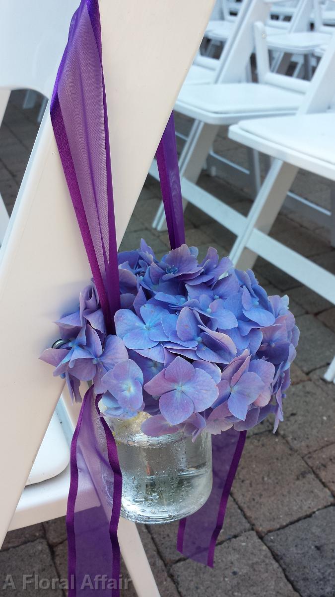 CF0688-Lavender Hydrangea Aisle Marker