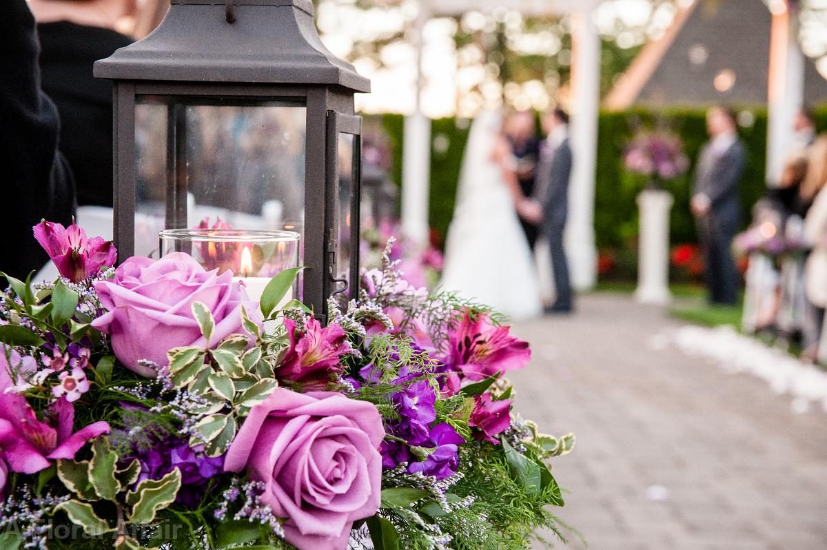 CF0718-Rustic Lantern For Wedding Ceremony