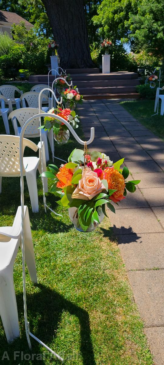 CF9371- Coral Aisle Markers Hanging on Shephard Hooks