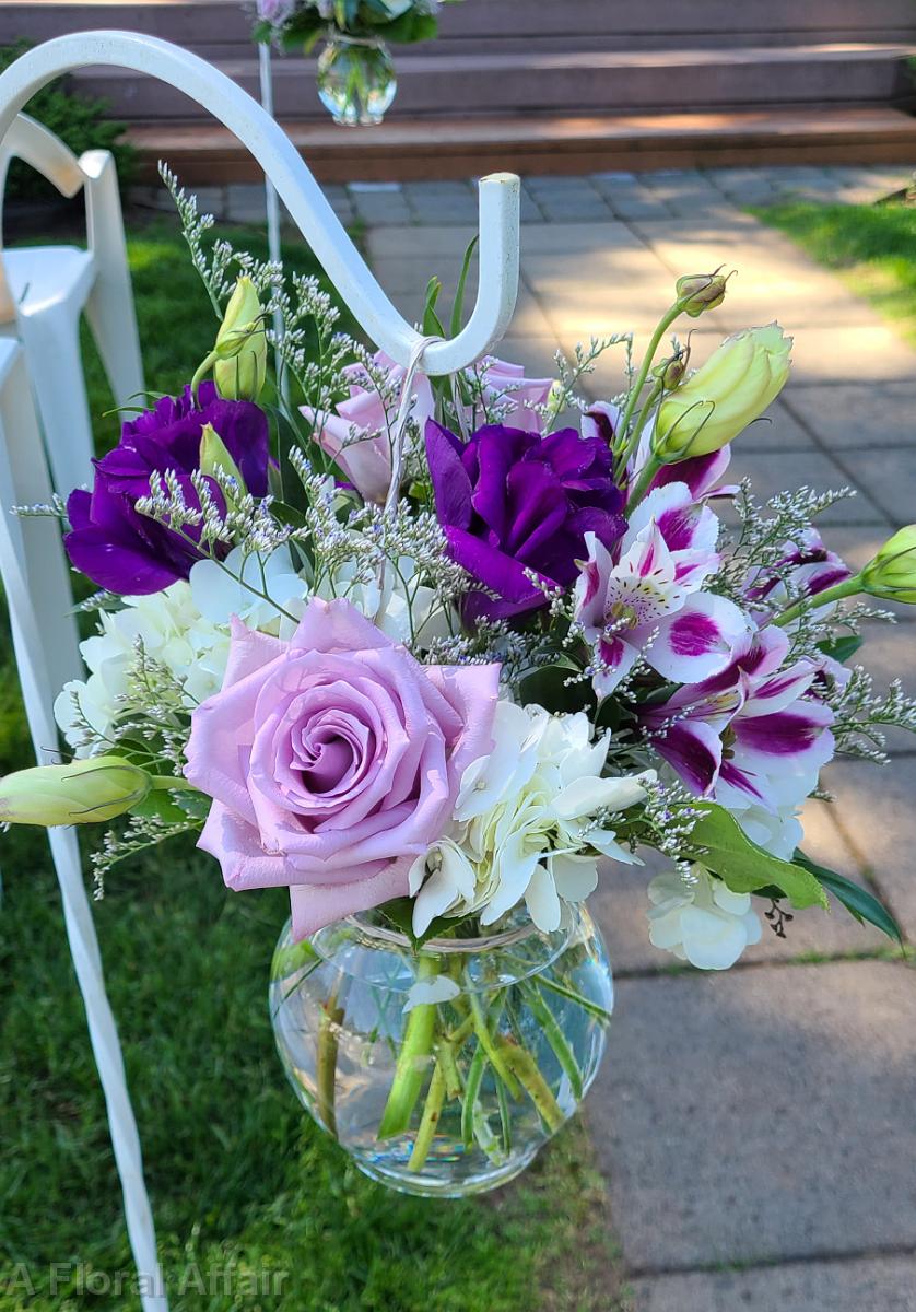 CF9380- Purple and Lavender Aisle Marker