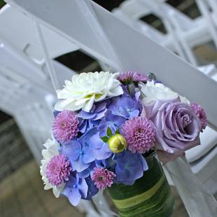 AM0588-Blue, Lavender and White Aisle Marker