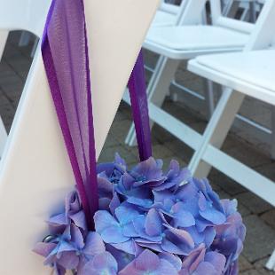 CF0688-Lavender Hydrangea Aisle Marker