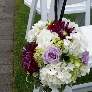 CF0761-Wedding Aisle Floral Orb