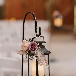 CF9304-Rustic Lantern Aisle Marker