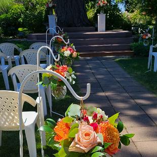 CF9371- Coral Aisle Markers Hanging on Shephard Hooks