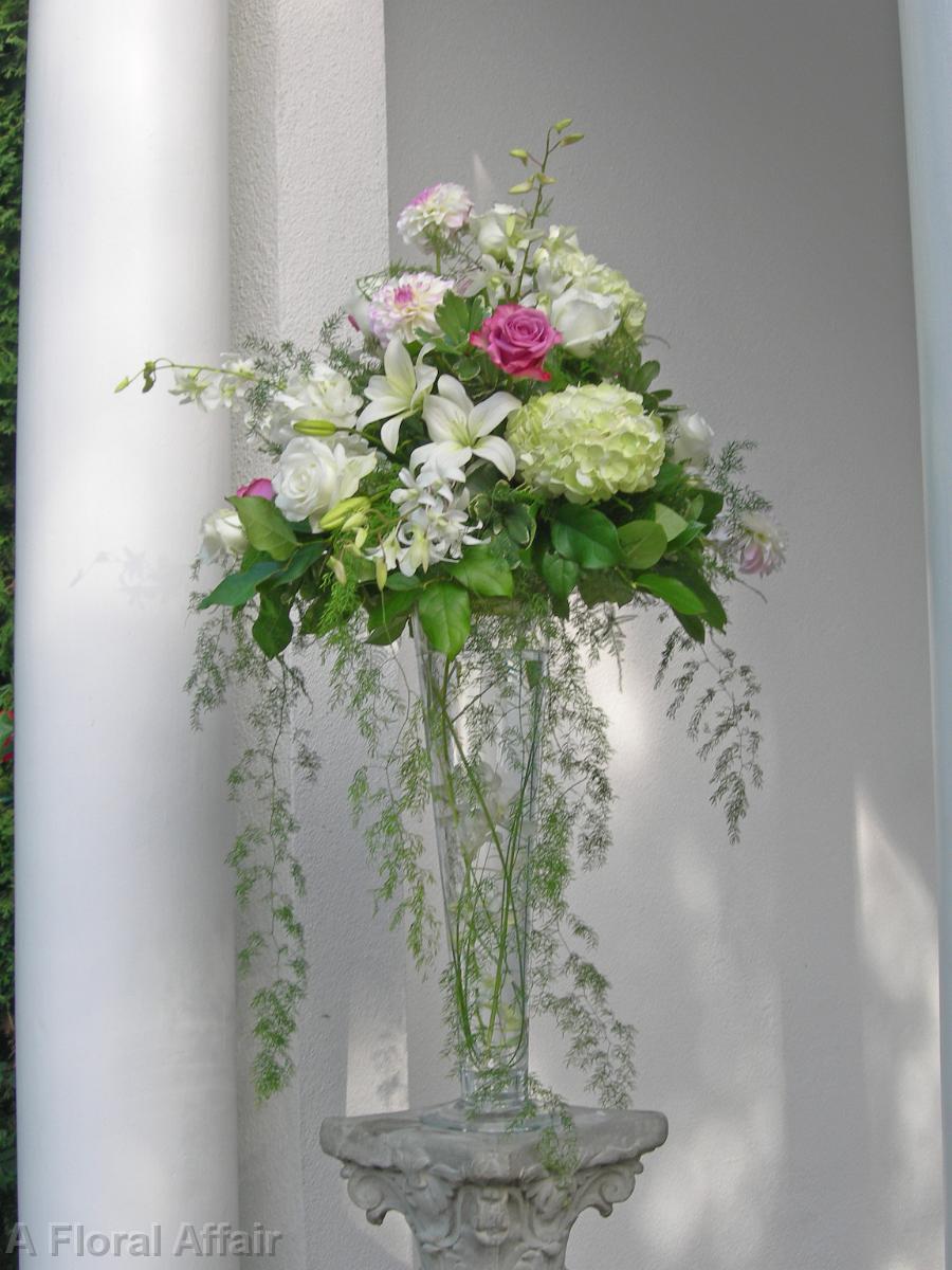 CF0283-Pink and White Garden Wedding Flowers