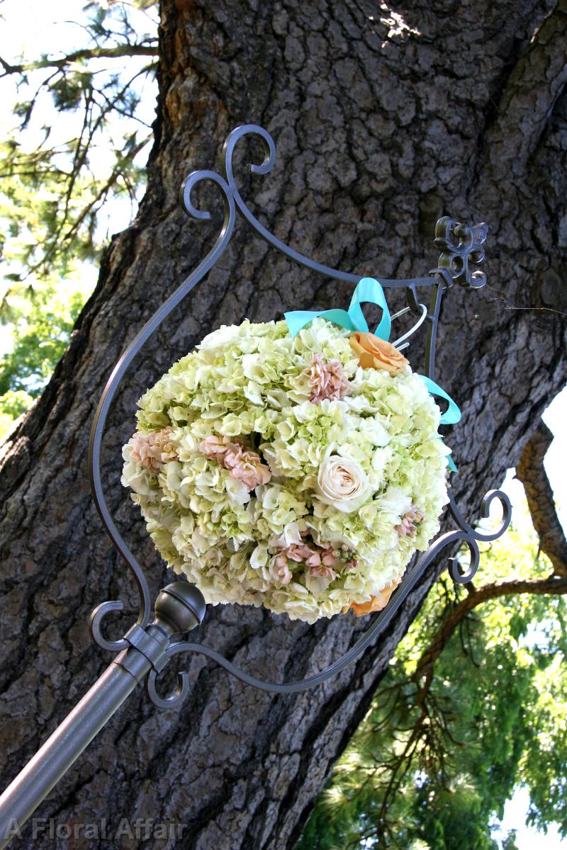 CF0634-Large Hydrangea Wedding Flower Orb