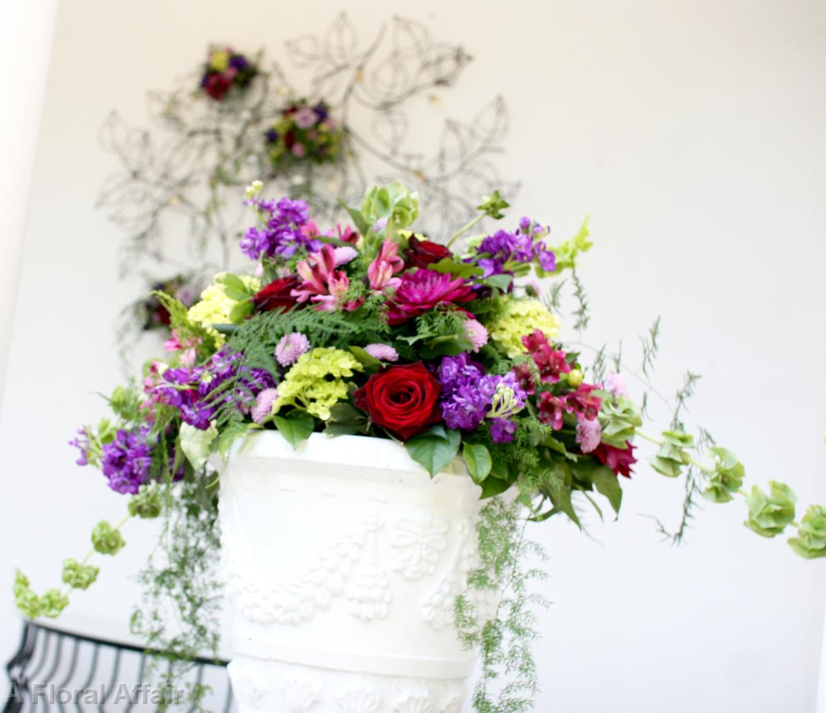 CF0656-Urn Wedding Arrangement