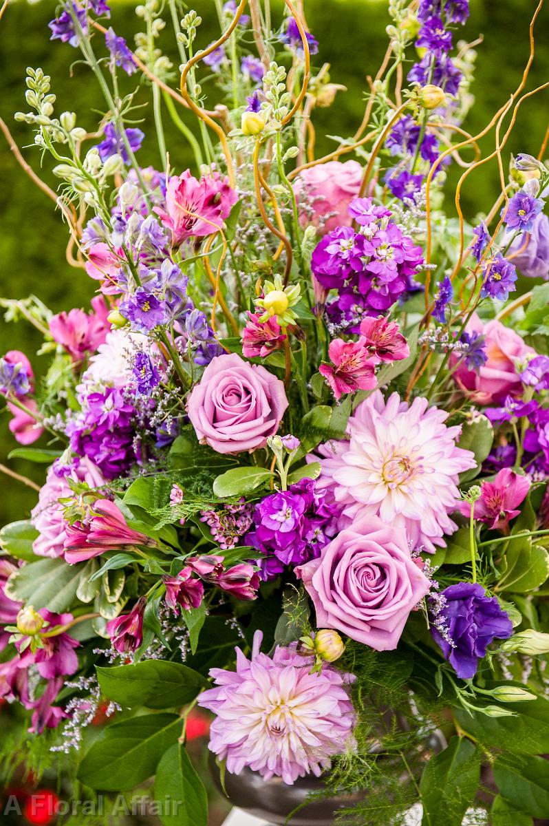 CF0719-Purple Wedding Flowers Portland, Oregon