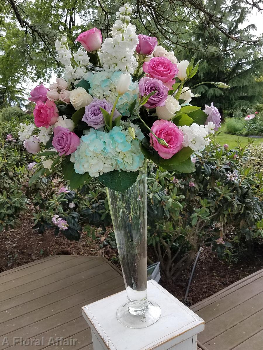 CF09256-Mint Green, Pink and Lavender Ceremony Arrangements