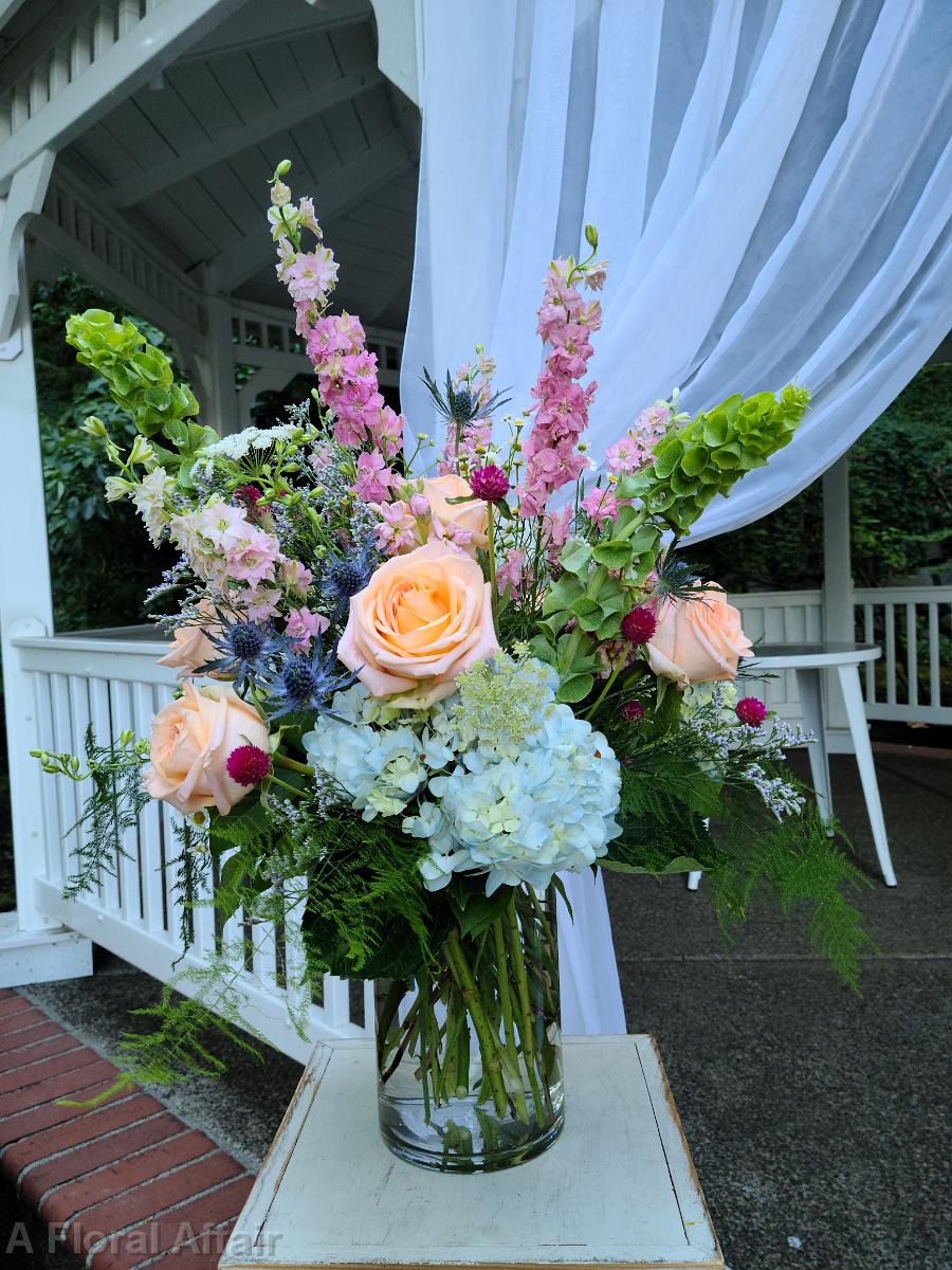 CF9338-Spring Pastel Ceremony Arrangements