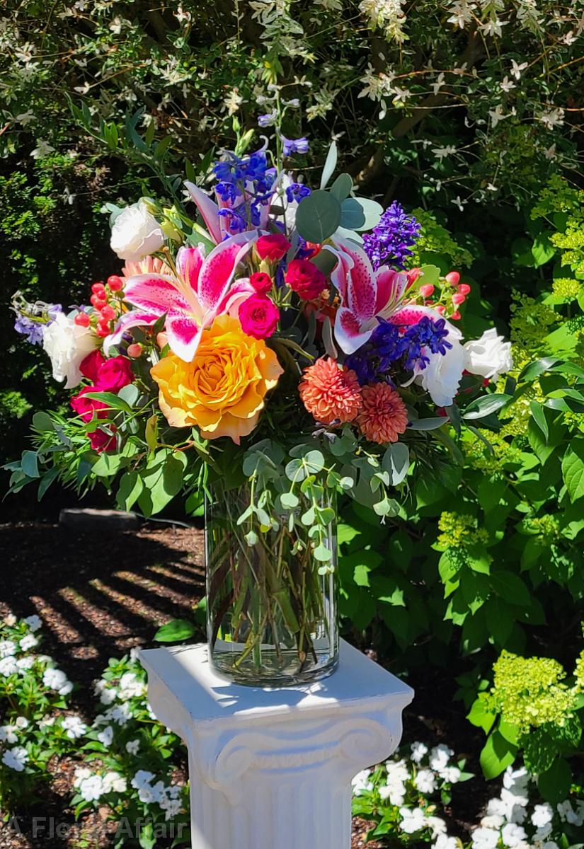 CF9369- Bright and Colorful Ceremony Arrangement