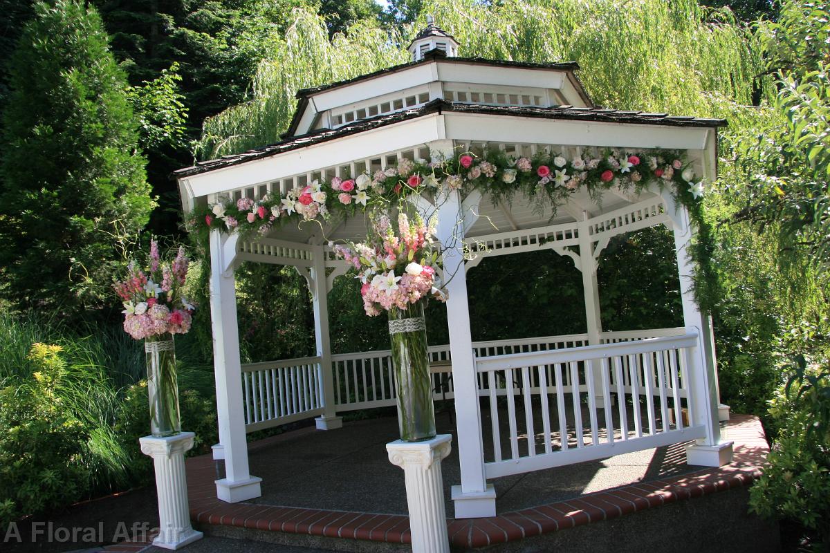 GA0512-Wedding Gazebo Garland