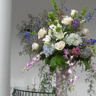 CF0287-Blue and Lavender Wedding Flowers