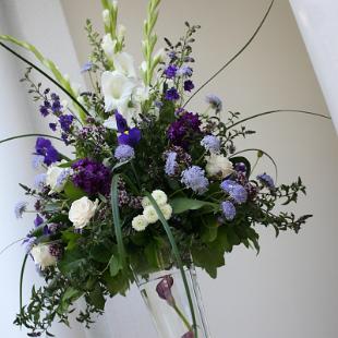 CF0459-Purple and White Summer Wedding Flowers