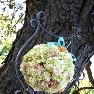 CF0634-Large Hydrangea Wedding Flower Orb