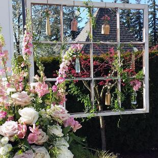 CF0664-Old Window Wedding Back Drop