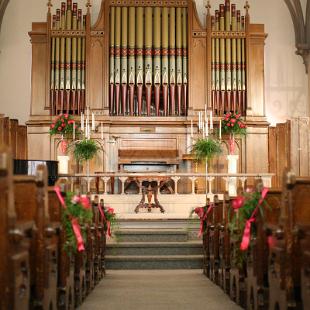 CF0849-Old Church Wedding Ceremony Decorations