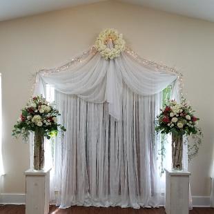 CF0887-Rustic Wedding Ceremony Arrangements