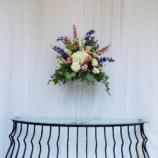 CF0913-Blue and Pink Wedding Ceremony Arrangement4