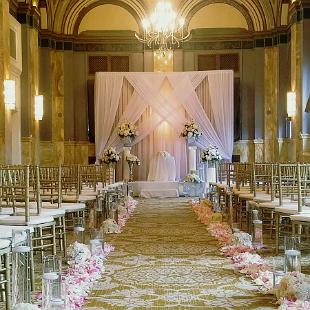 CF09237-Romantic Blush and White Wedding Aisle