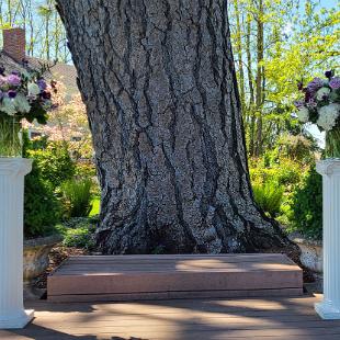 CF9379- Large Ceremony Arrangements in Purples and Lavender